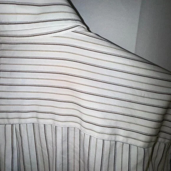 Britches Of Georgetowne Mens Size 16.5 Collared Dress Shirt 90's VTG - Picture 2 of 5